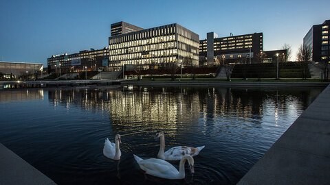 Woudestein Campus by Night