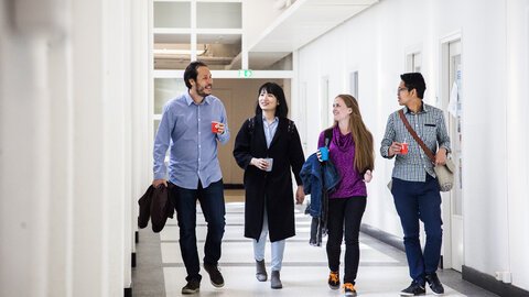 Students in corridor 2016