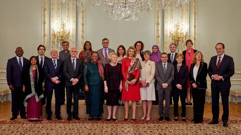 Prince Claus Chair 15th anniversary celebration at Noordeinde Palance