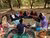 Somalian refugees in a park