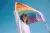 Woman waving rainbow flag