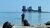 Long-line fishing in the sea