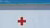 Red cross on white wall