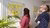 Transforamtive methods course - students in front of pin board