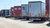 Lorries in a car park
