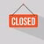 Closed sign