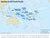 Map of the South Pacific showing the Exclusive Economic Zones of several Pacific Islands Countries and the main locations of nodule deposits