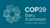 An image of the COP29 logo, reading 'COP29 Baku, Azerbaijan, UN Climate Change Conference'