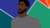 Against a colorful background is an illustration of a young black man