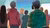 Where we stand - section of book cover - cartoon of people standing looking at a screen