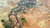Aerial view of dry river valley