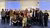 Members of the Ancestral Citizenship in Europe project pose as a group after a panel session