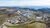 Aerial view of Tempa Rosa oil field in Italy with mountains in the background