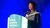 Navi Pillay on stage.