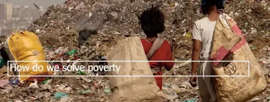 Girls on rubbish dump - WEGO video still - March 2018