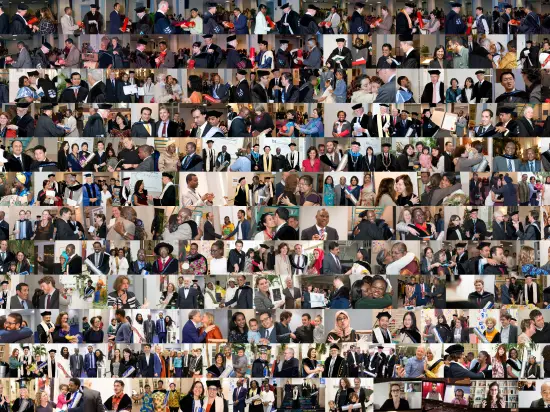 PhD graduation collage